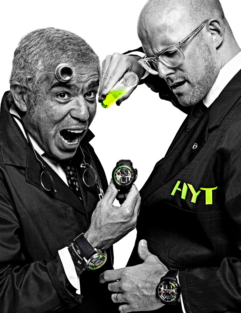 © Stéphane de Bourgies, Laurent Picciotto & Vincent Perriard for Hyt watches